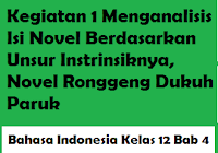 Kegiatan 1 Menganalisis Isi Novel Berdasarkan Unsur Instrinsiknya Novel Ronggeng Dukuh Paruk Operator Sekolah