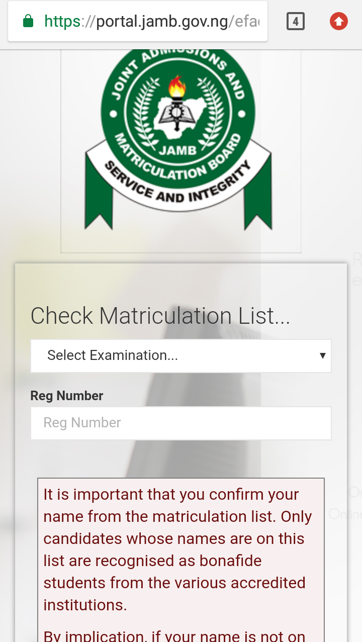 About 2024 NYSC Senate List, Graduation List And JAMB Matriculation List
