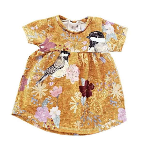 Floral Bird Tee from Little Blessings