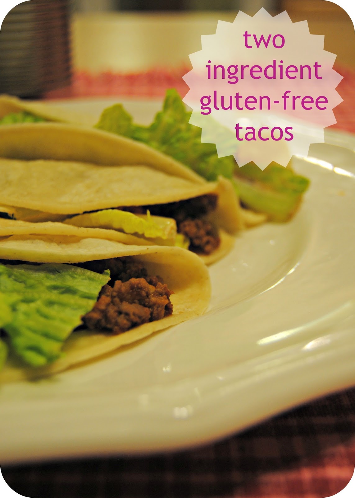 (GF)2 The Everyday Celiac TwoIngredient GlutenFree Tacos