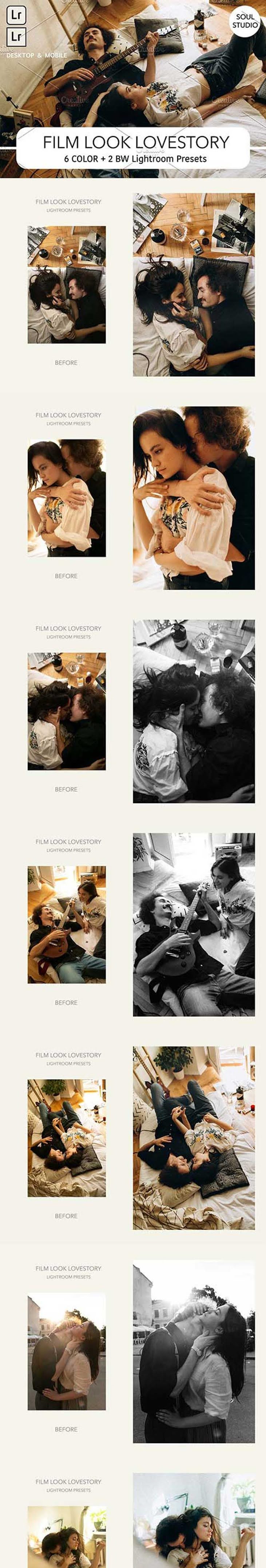 CreativeMarket - FILM LOOK Lightroom Presets | 2021 5780840 2 jgfgd