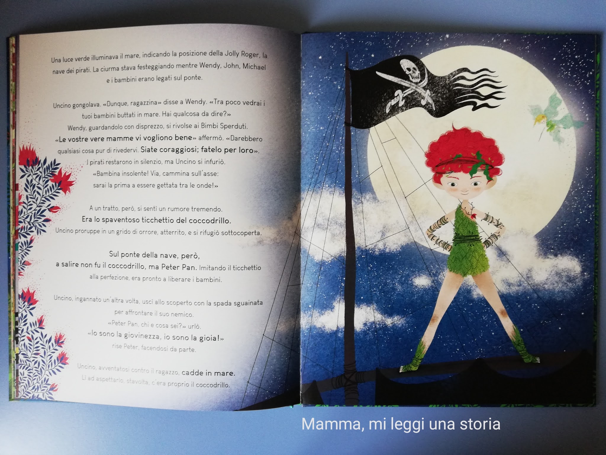 Peter Pan libro illustrato per bambini dai 6 anni Sassi