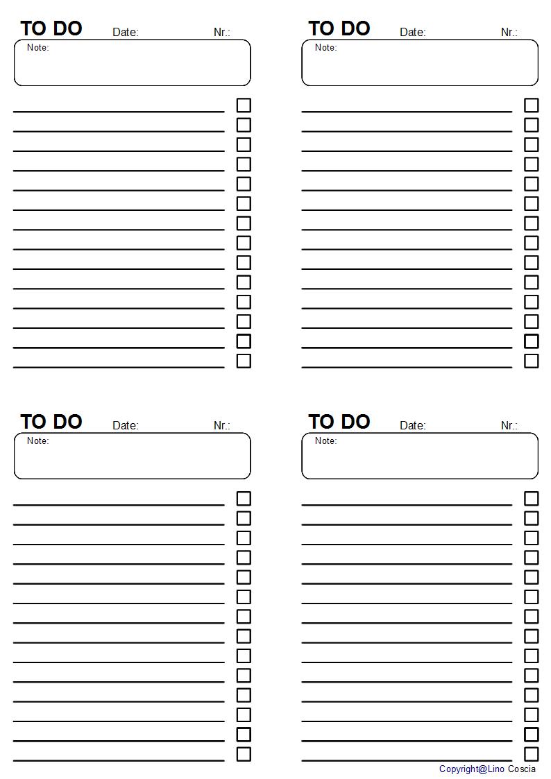 Things to do list free downloads: Free printable things to do list Free