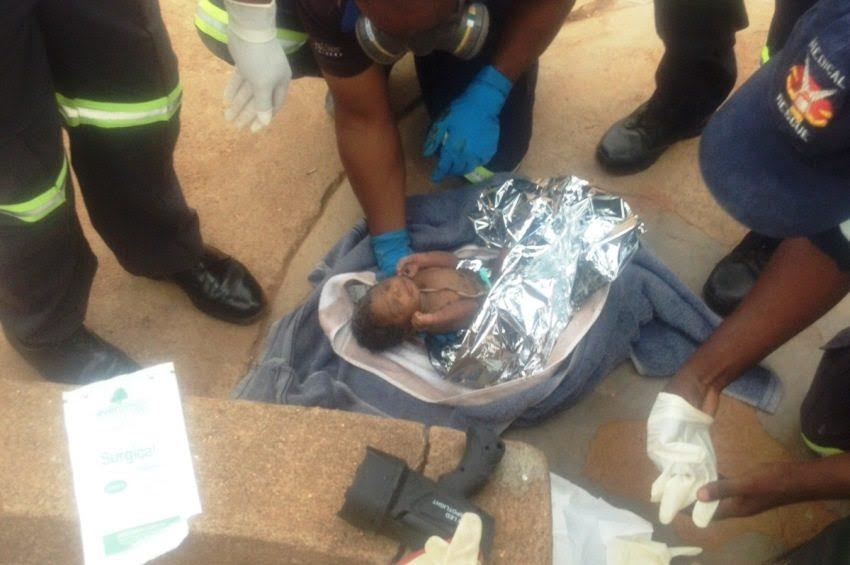 South African woman dumps newborn in pit toilet (Photo)