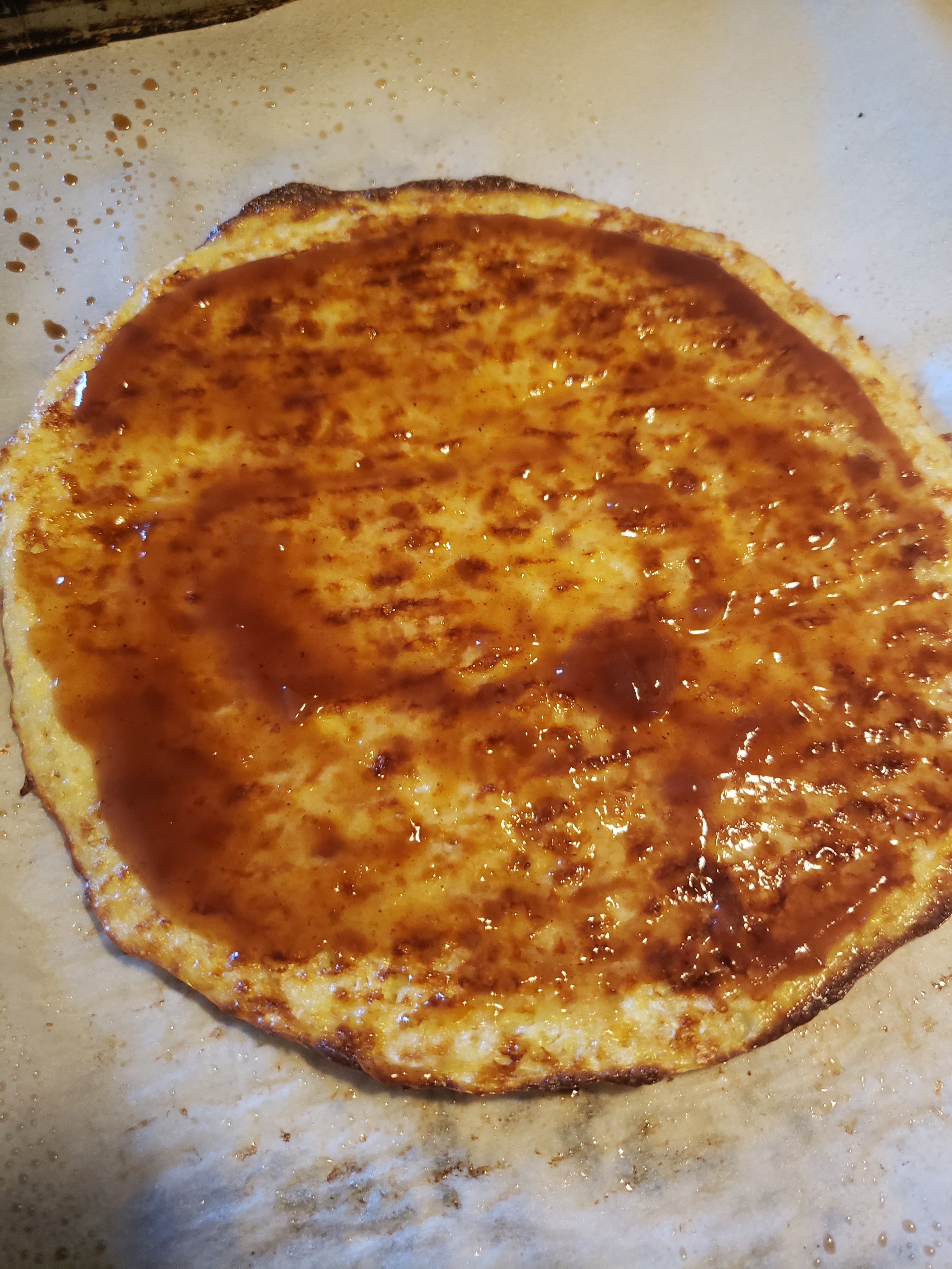 The Better Baker BBQ Chicken Pizza with Cauliflower Crust (Lean & Green)