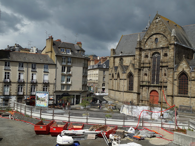 La Place Saint-Germain en travaux en Mai 2019...