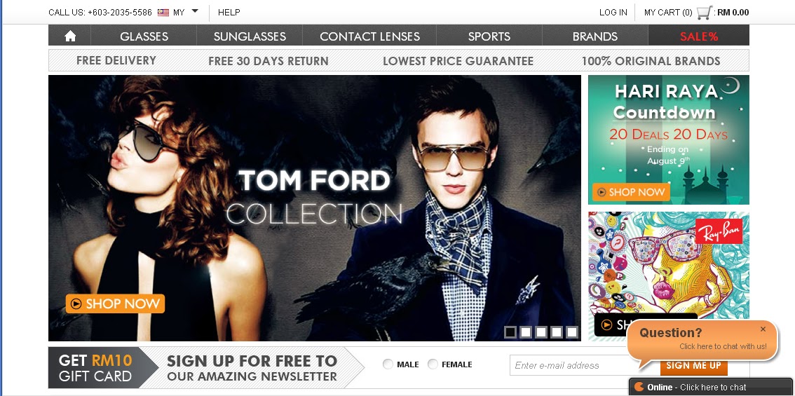 Geo Magic Color Lens from Glasses Online Malaysia