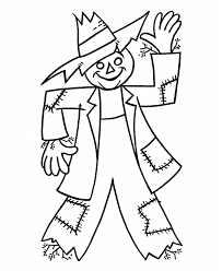 Scarecrow Coloring Page 5