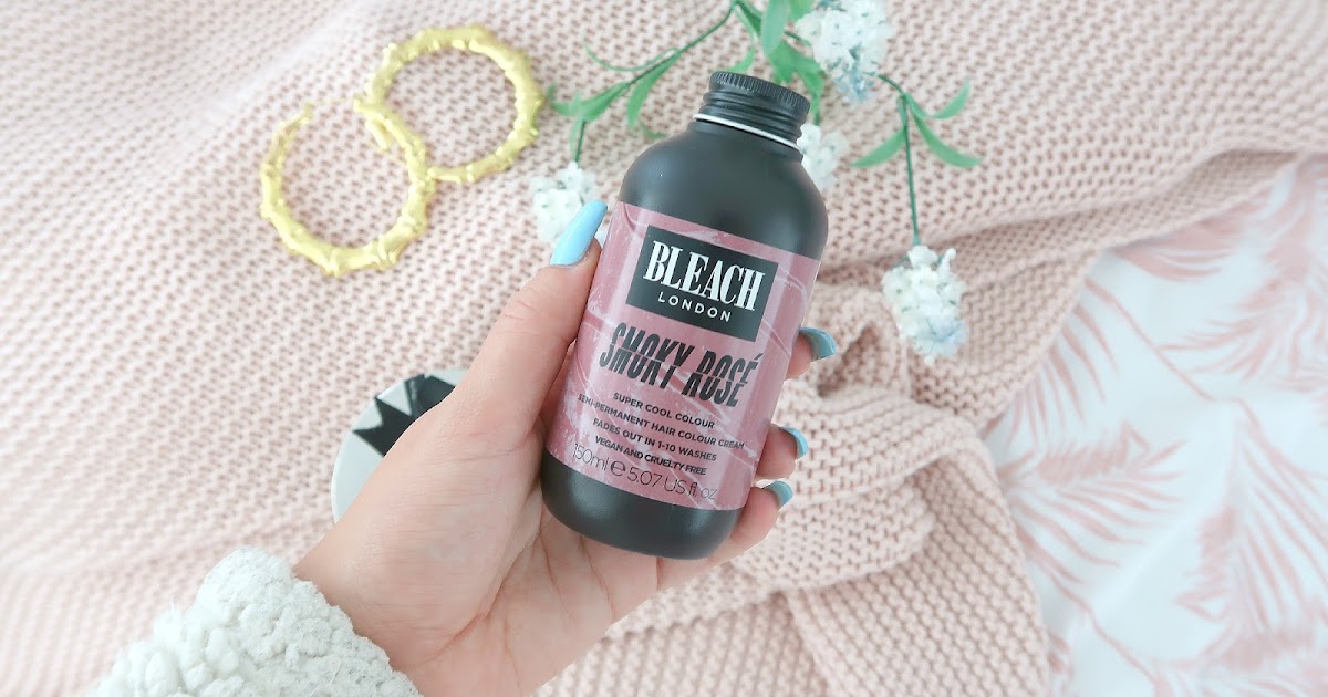 BLEACH LONDON SMOKY ROSÉ SUPER COOL COLOUR REVIEW + DEMO Jasmine McRae UK Beauty, Fashion