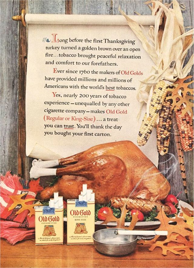10 Strange and Funny Vintage Ads From Thanksgiving Past ~ Vintage Everyday