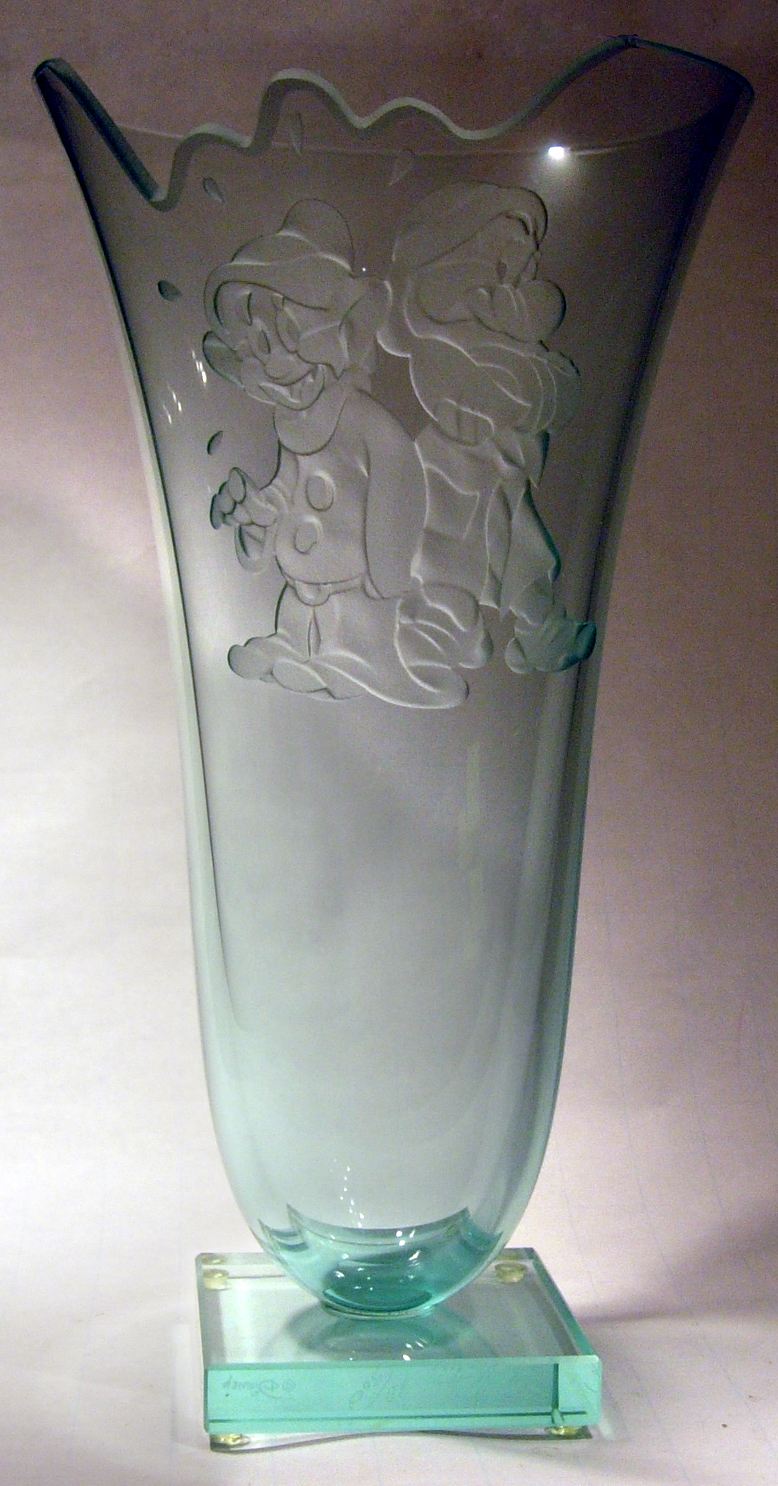 Filmic Light Snow White Archive Robert Guenther Etched Glass Art