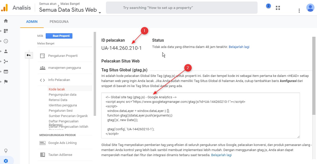 Cara Mendaftar Google Analytics 