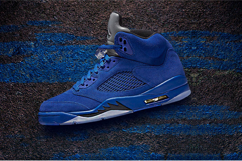 AIR JORDAN 5 'Blue Suede'