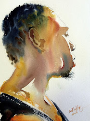 David Lobenberg: Three recent watercolor portraits