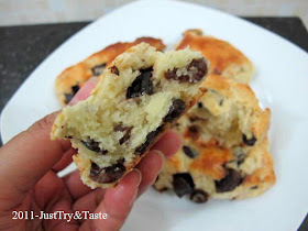 Resep Scone Kismis dengan Potongan Coklat