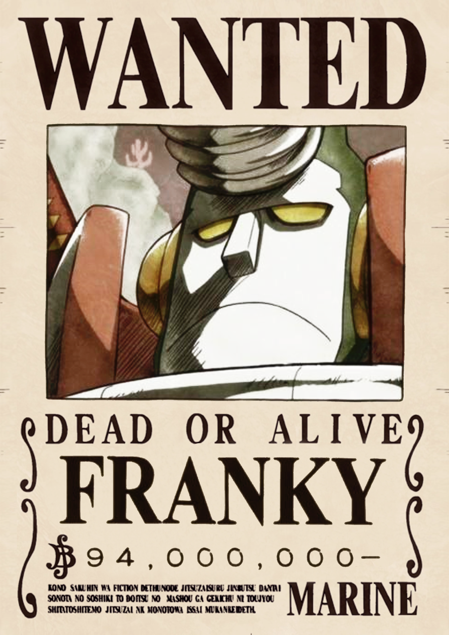 One Piece Wanted Poster Printable Pdf Read Anime Online