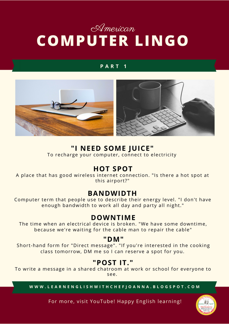 Computer Slang Part 1