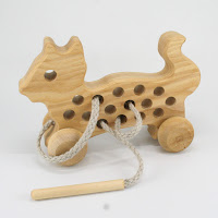 TT42, Threading Cat, Lotes Wooden Toys TT42, Threading Cat, Lotes Wooden Toys