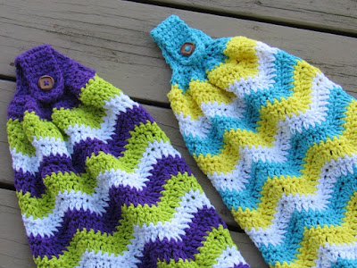 Crochet Dreamz: Chevron Kitchen Towel, Free Crochet Pattern