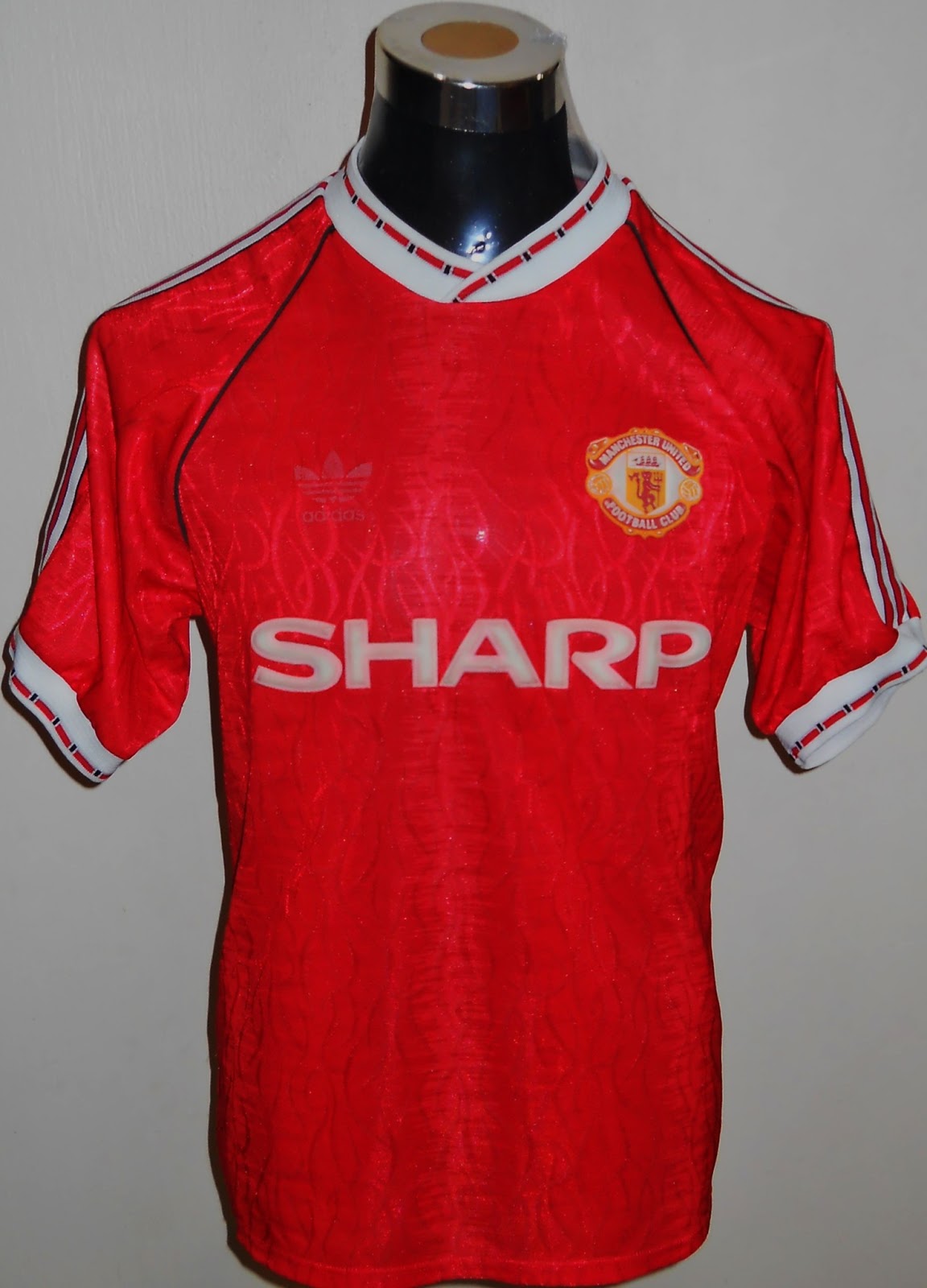 Low Fat Milk: Manchester United Home Adidas Jersey 1991