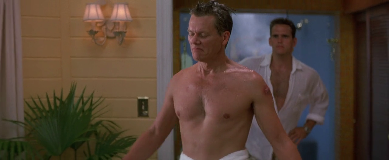 Kevin Bacon nude in Wild Things.