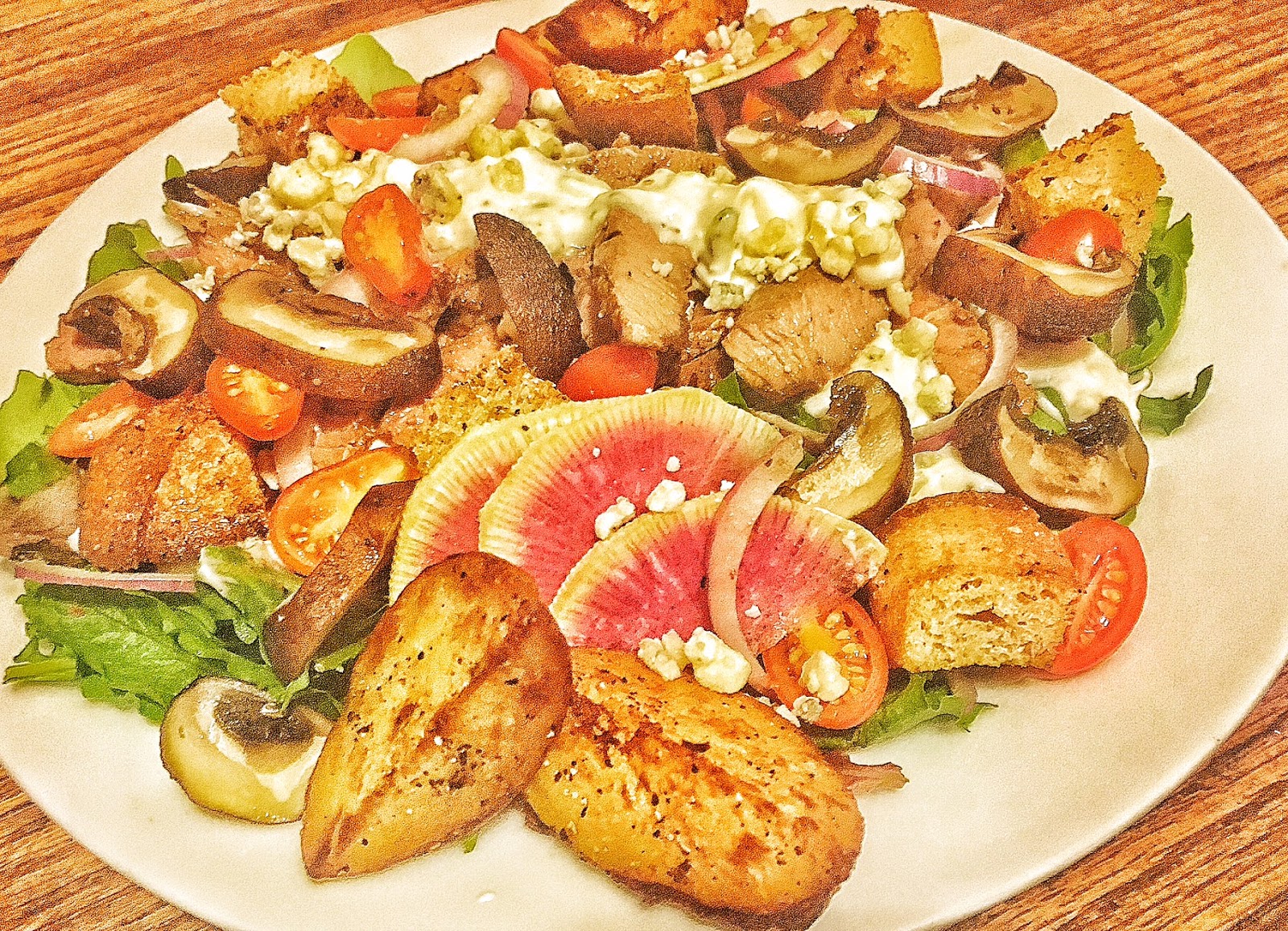 to The Plates of Wrath Horseradish Blue Cheese Dressing