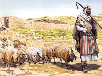 el buen pastor da su vida por sus ovejas