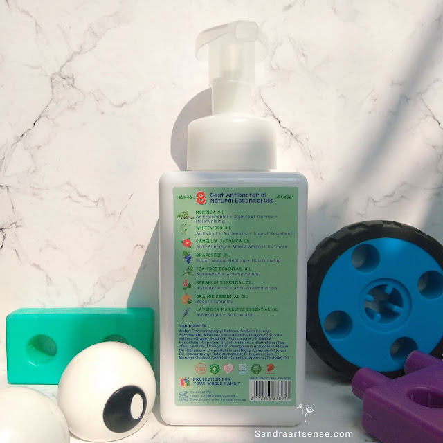 Review Twinkle 3-in-1 Anti Bacterial Face & Body Foam Wash