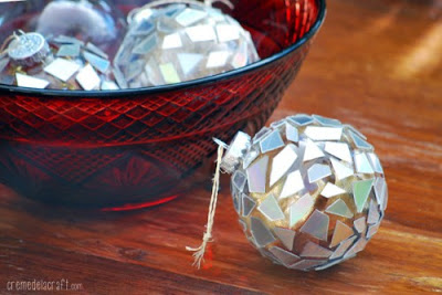Adornos de Navidad con CDs Viejos