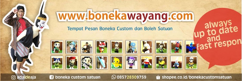 pembuat boneka custom satuan di Solo