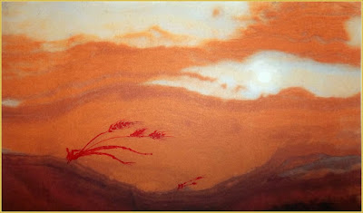 Dustbowl Afternoon, mixed media by J.D.