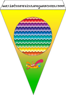 Beatles Yellow Submarine: Free Party Printables. Beatles Yellow Submarine Free Printable Banner.