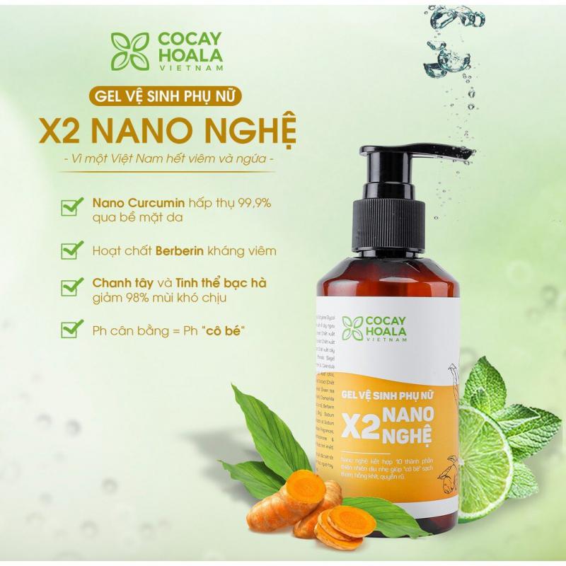 Dung Dịch Vệ sinh phụ nữ X2 NaNo Nghệ 4 4f4be77b231b34a9cbda2e594f409d08