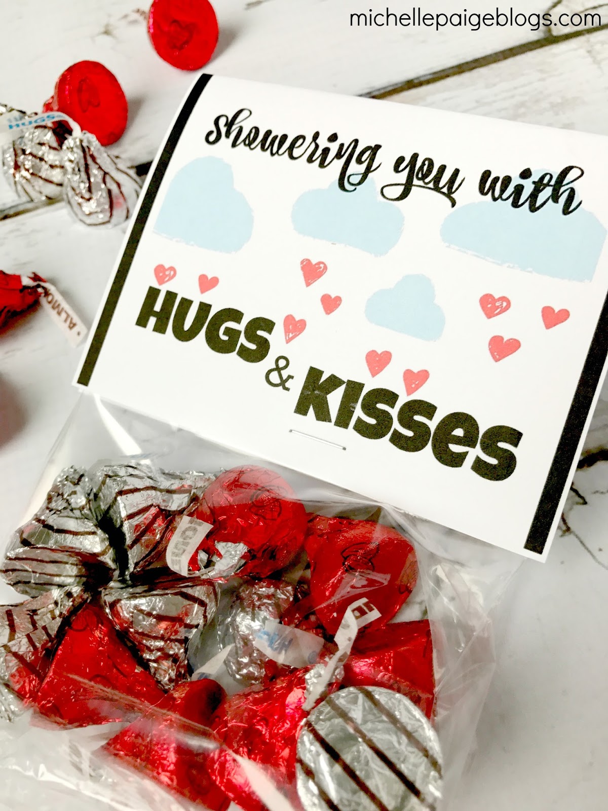 michelle paige blogs Showering You with Kisses Valentine Printable