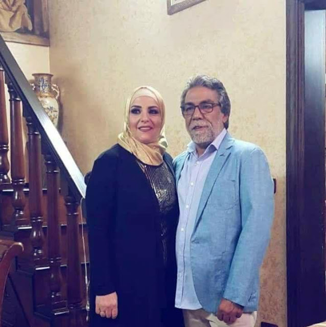 أيمن رضا وزوجته