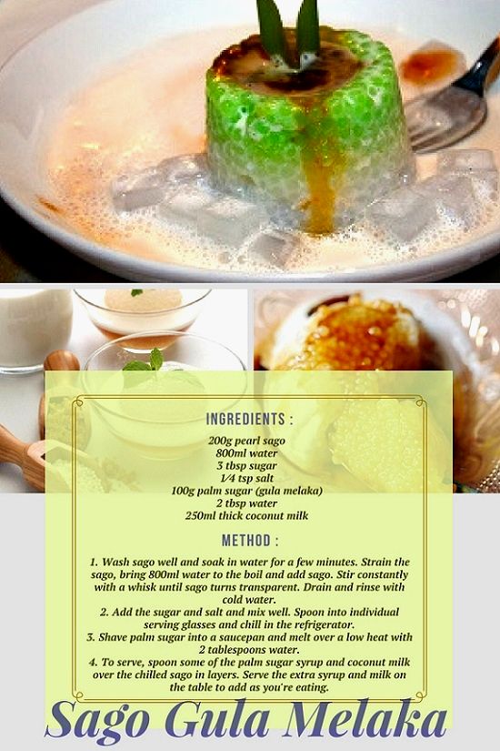 SAGO GULA MELAKA RECIPE