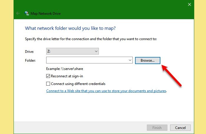 Как сопоставить WebDAV как сетевой диск в Windows 10