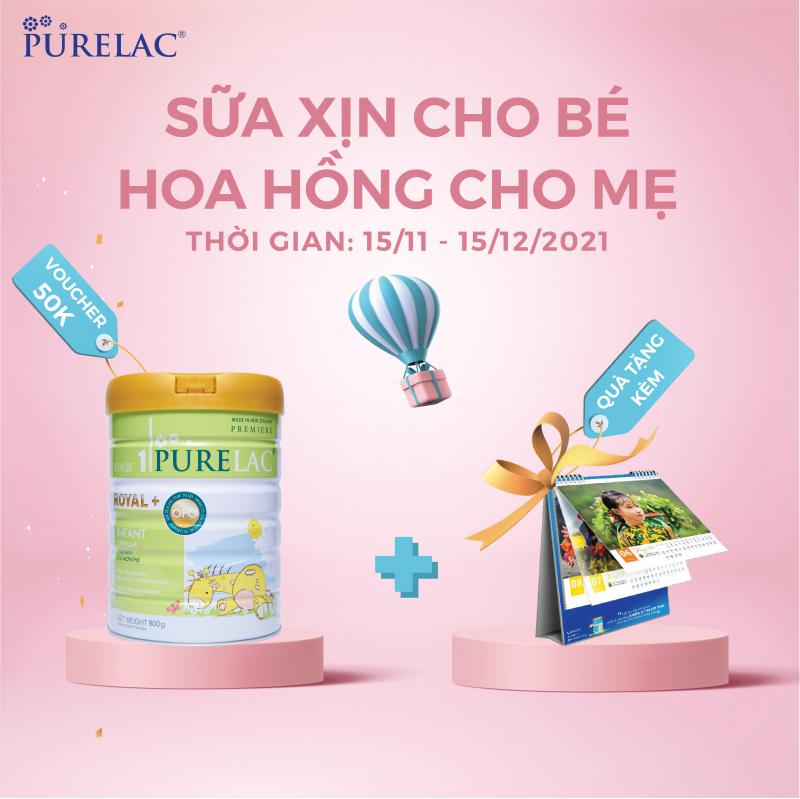 Purelac Sữa bột nhập khẩu nguyên hộp