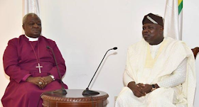 Photos: Anglican Bishops, Principal, Laud Governor Ambode Over Rescued School Girls