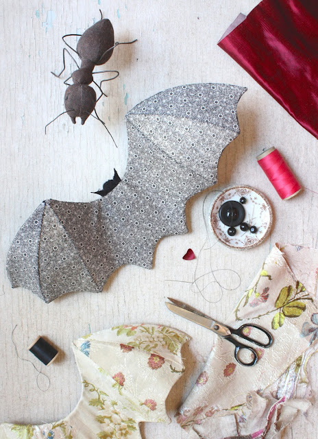 Ann Wood, artists, artist interview, sewing, ants, bats, art dolls, My Giant Strawberry