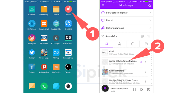 Pemutar musik xiaomi Pemutar musik xiaomi