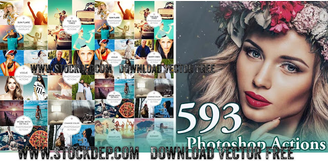 590 + Ultimate Photography Photoshop Actions Bundle free Download