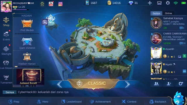 Tampilan Baru Mobile Legends Patch 2.0 di Server Original Tampilan Baru Mobile Legends Patch 2.0 di Server Original