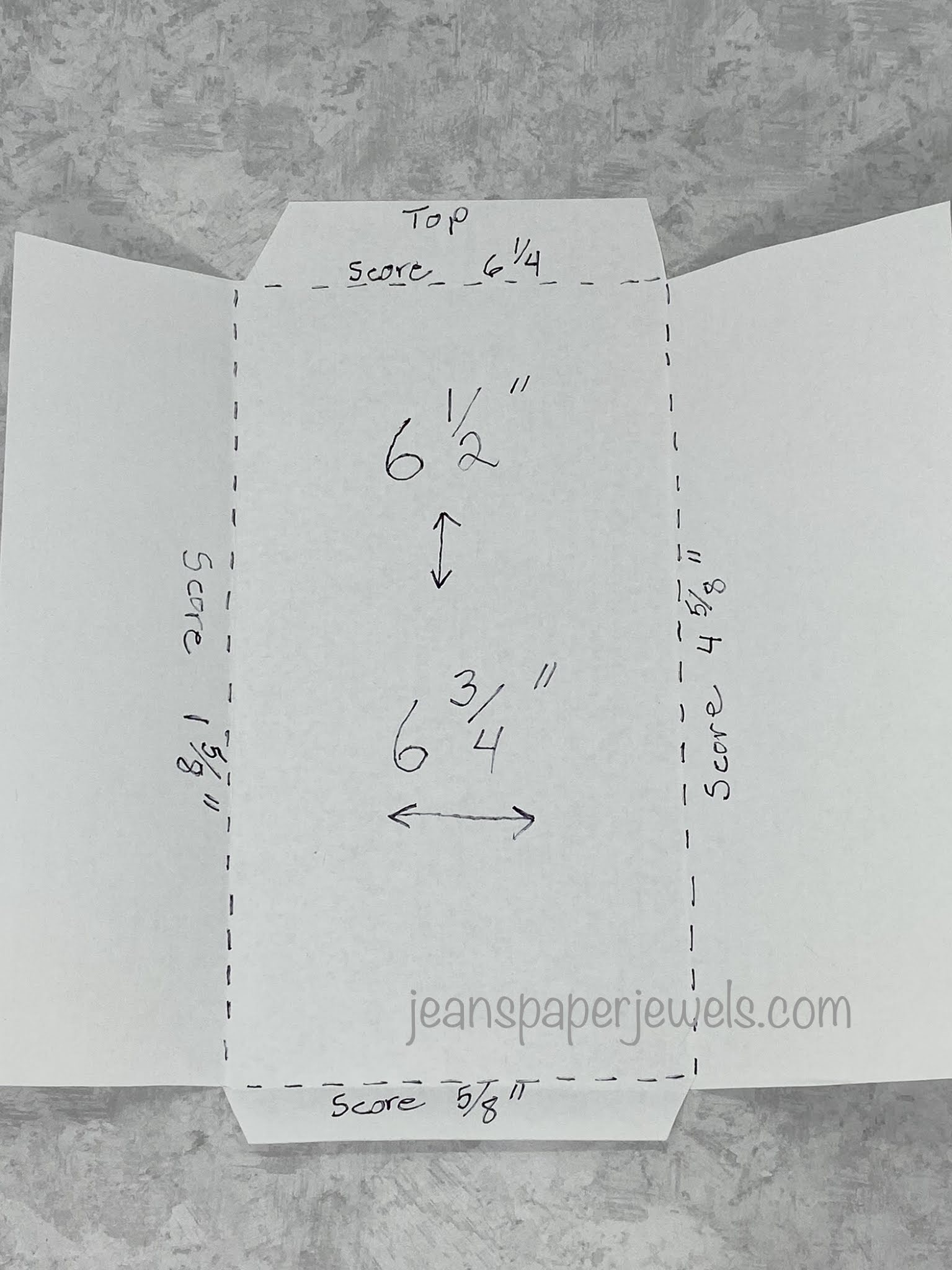 Jean s Paper Jewels ENVELOPE FOR MINI SLIMLINE CARD jean-s-paper-jewels-envelope-for-mini-slimline-card