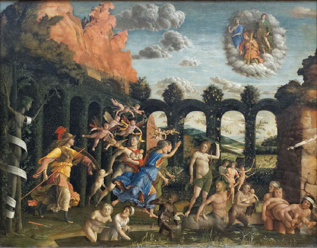Триумф добродетелей, Андреа Мантенья, 1502 год.