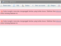 Mengatasi Masalah Tidak Bisa Import Database di PhpMyAdmin
