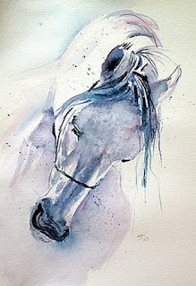 cuadros-de-corceles-representaciones-en-acuarelas caballos-pinturas-acuarelas
