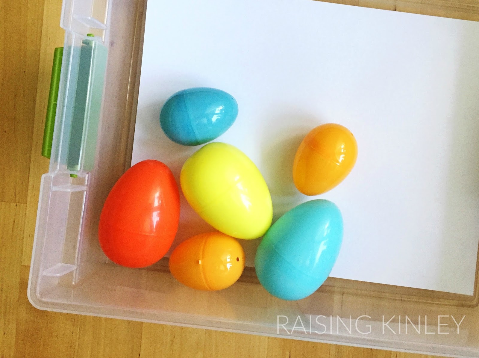 PLASTIC EGG PROCESS ART PAINTING Raising Kinley