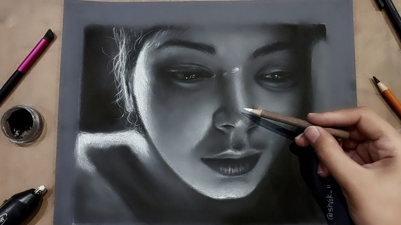 10 نصائح لتجنب اخطاء الرسم بالفحم الابيض والاسود ودمجه بالرصاص كناريا