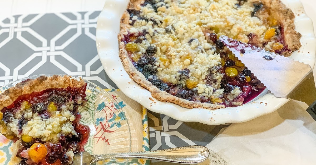 Ground Cherry Blueberry Pie